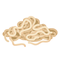 Thin, steam cooked noodles made from wheat flour. Excellent for stir-fries, noodle soups or noodle salads. Most popular Japanese “Fried Noodle.”